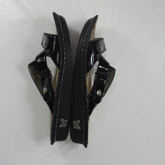 ALEGRIA Ven Black Sandals Size 38 - Picture 6 of 7